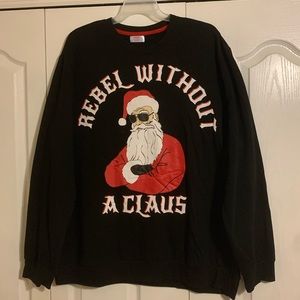 Men’s Christmas Fleece sweatshirt 3XL Black Brand New with Tag🎄🎁🎄🎁